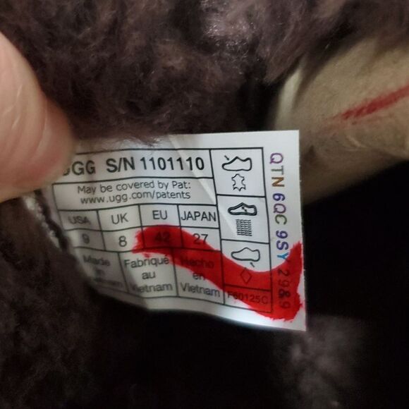 UGG Ascot Slipper Dusted Cocoa Suede Wool Comfort Loafer Men's US 9 NIB - Picture 8 of 15